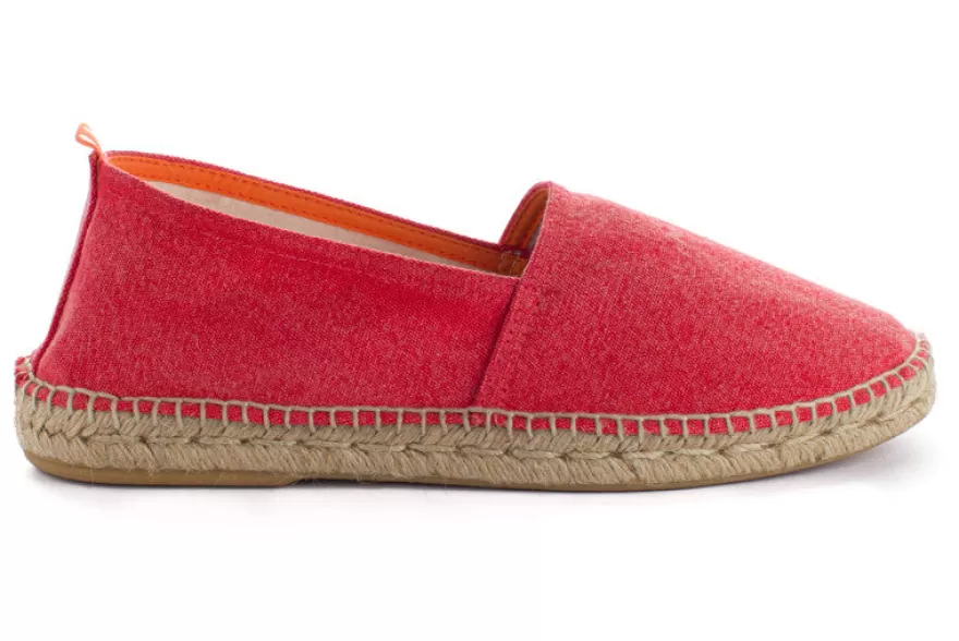 Alpargatas De Verano^Abarca Shoes Camping Terra Rojo