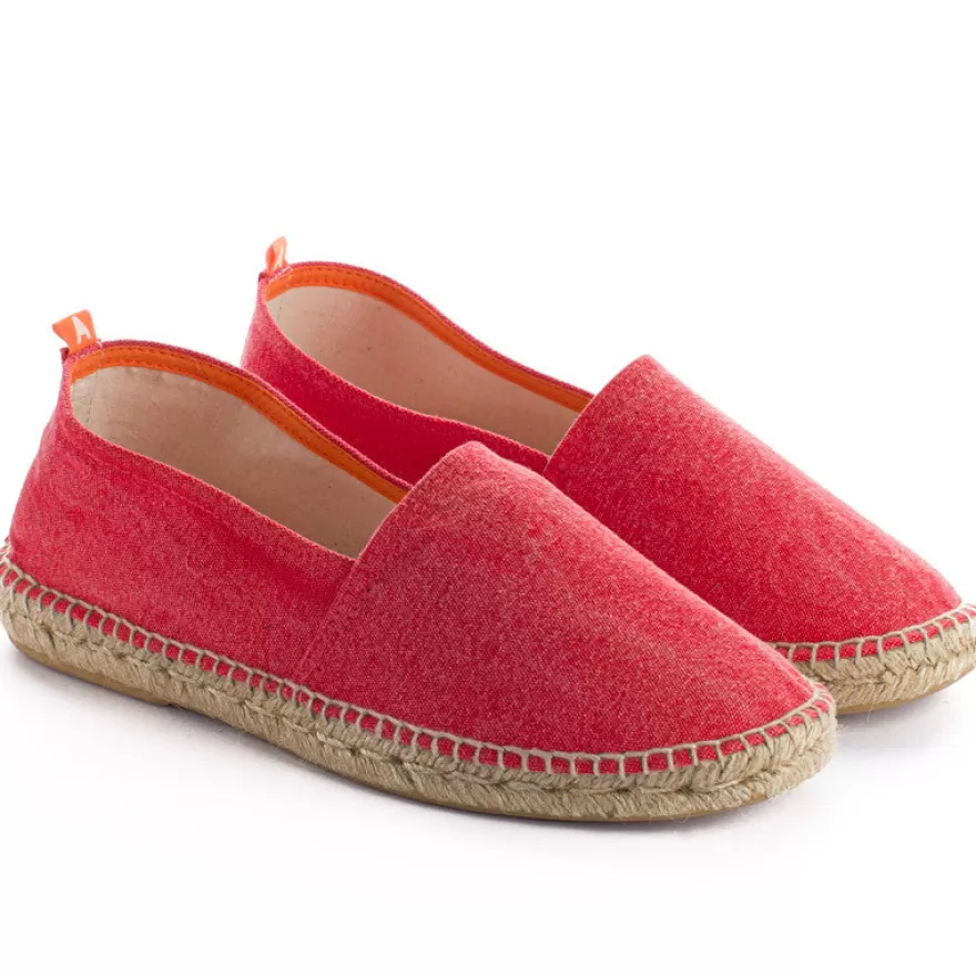 Alpargatas De Verano^Abarca Shoes Camping Terra Rojo