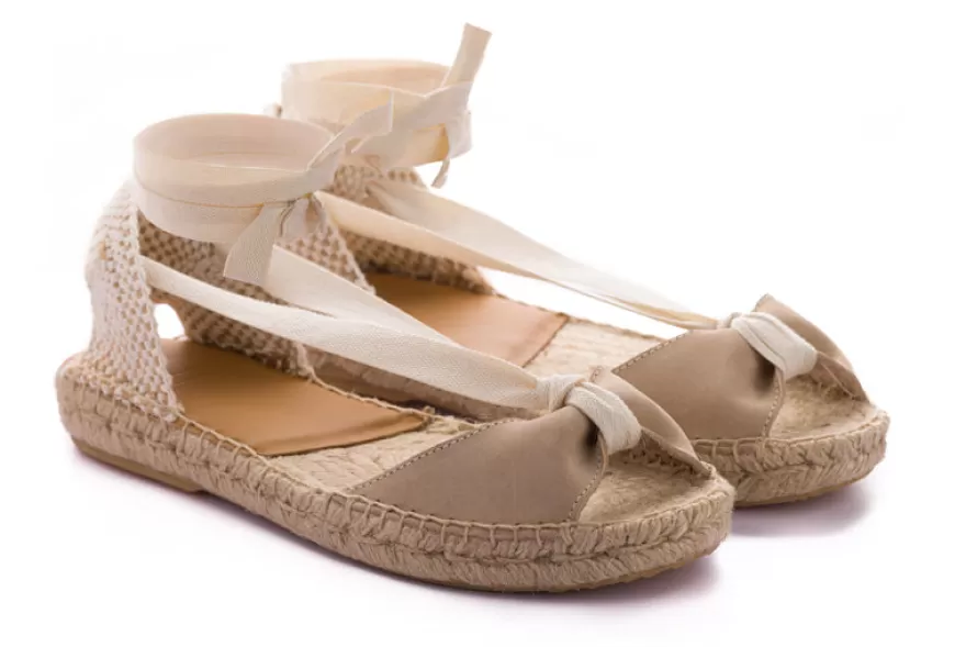 Menorquinas^Abarca Shoes Menorquinas Cinta Nobuck Hielo
