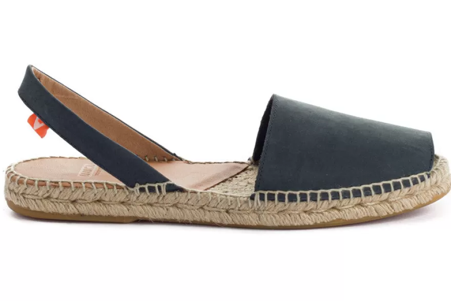 Alpargatas De Verano^Abarca Shoes Menorquinas Piel Marino
