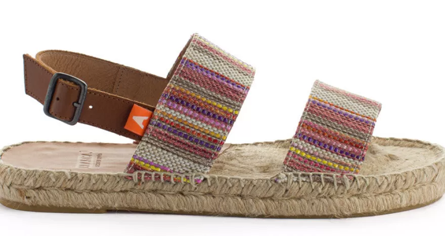 Alpargatas De Verano^Abarca Shoes Pascale Mayoral Naranja Sandalias De Yute