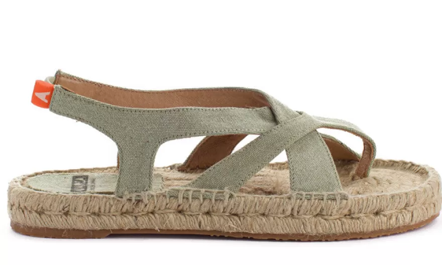 Alpargatas De Verano^Abarca Shoes Sandalias De Yute Terra Formentera Kaki